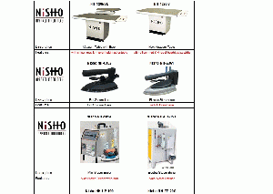 INDUSTRIAL SEWING AND PRESSING MACHINES 